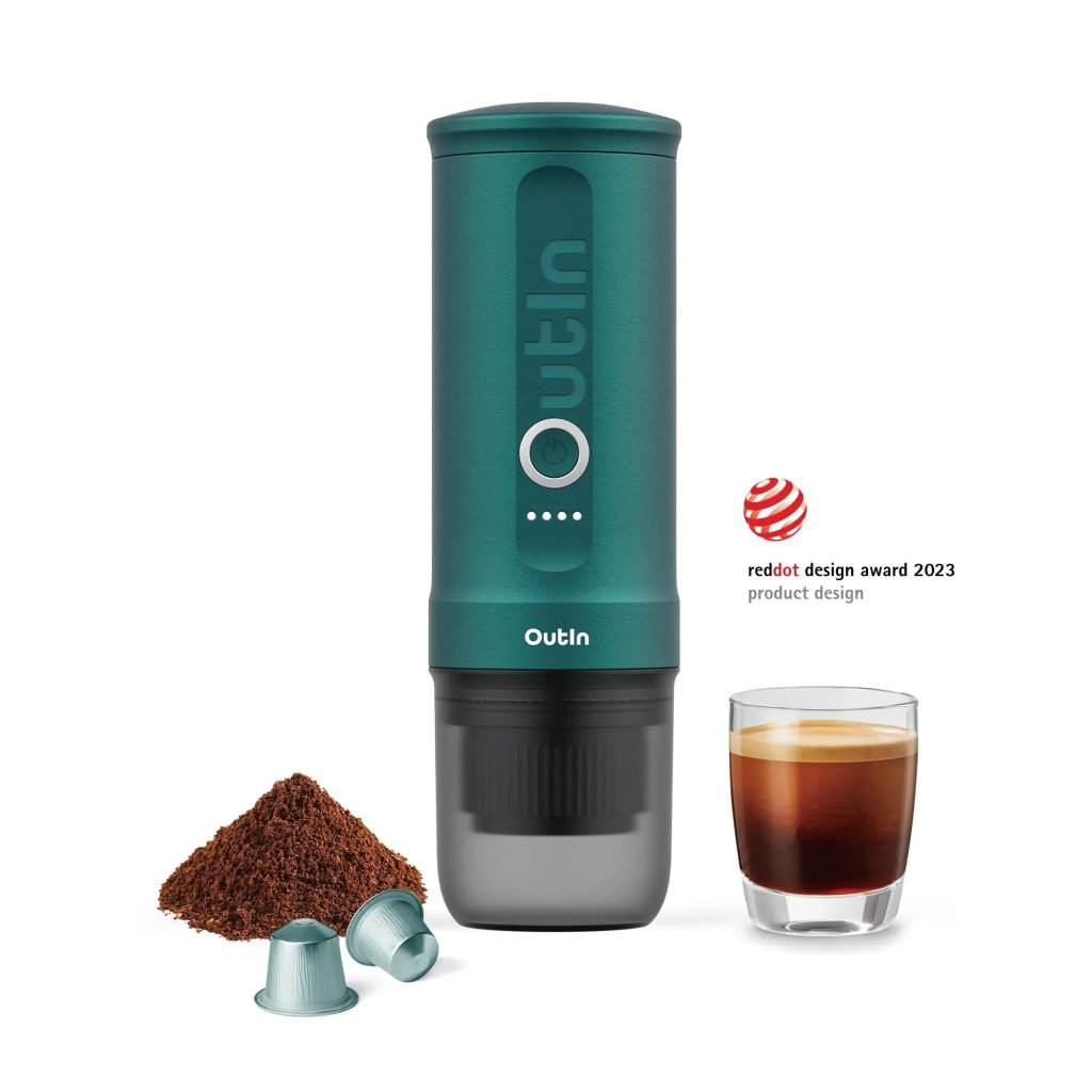 Nano Portable Espresso Machine (Outin Teal)